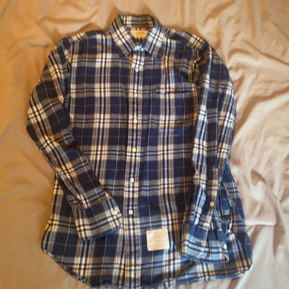 Thom Browne size medium flannel button up plaid
